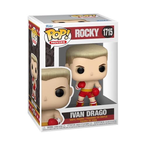 FUNKO Pop! Movies: Rocky - Ivan Drago - Rocky Franchise - Figura de Vinilo Coleccionable - Idea de Regalo - Mercancia Oficial - Juguetes para Niños y Adultos - Movies Fans