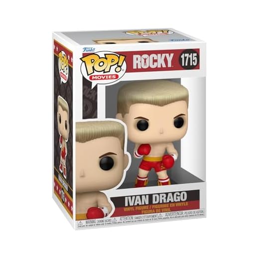 FUNKO Pop! Movies: Rocky - Ivan Drago - Rocky Franchise - Figura de Vinilo Coleccionable - Idea de Regalo - Mercancia Oficial - Juguetes para Niños y Adultos - Movies Fans