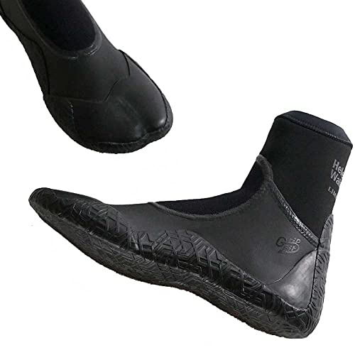 HeleiWaho ヘレイワホ サーフィン ダイビング ブーツ 3.5mmメンズ レディース 裏起毛 26cm