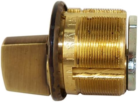 Ilco #7151TK1-05 Antique Brass US5 Solid 15/16" Mortise Turn Knob Replacement Cylinder Lock