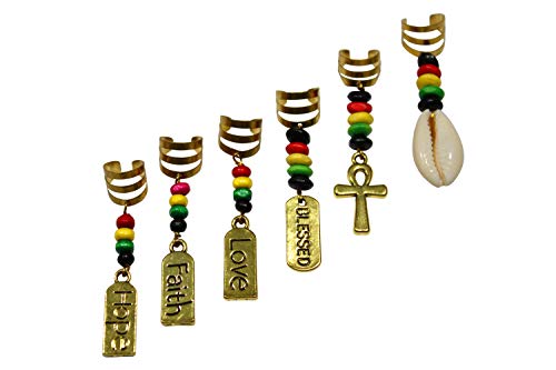 Simply Elegant Hair Cuffs for Braids and Locs (Gold Plated Loc Cuffs)