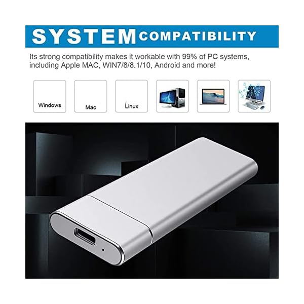 ErLaLa Portable,Externe Festplatte,Externe Festplatte,Festplatte,mobiler Speicher,Mobiles Solid-State-Laufwerk… – Bild 6
