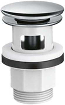 hansgrohe Push-Open Waste Set for Basin and Bidet taps, Chrome