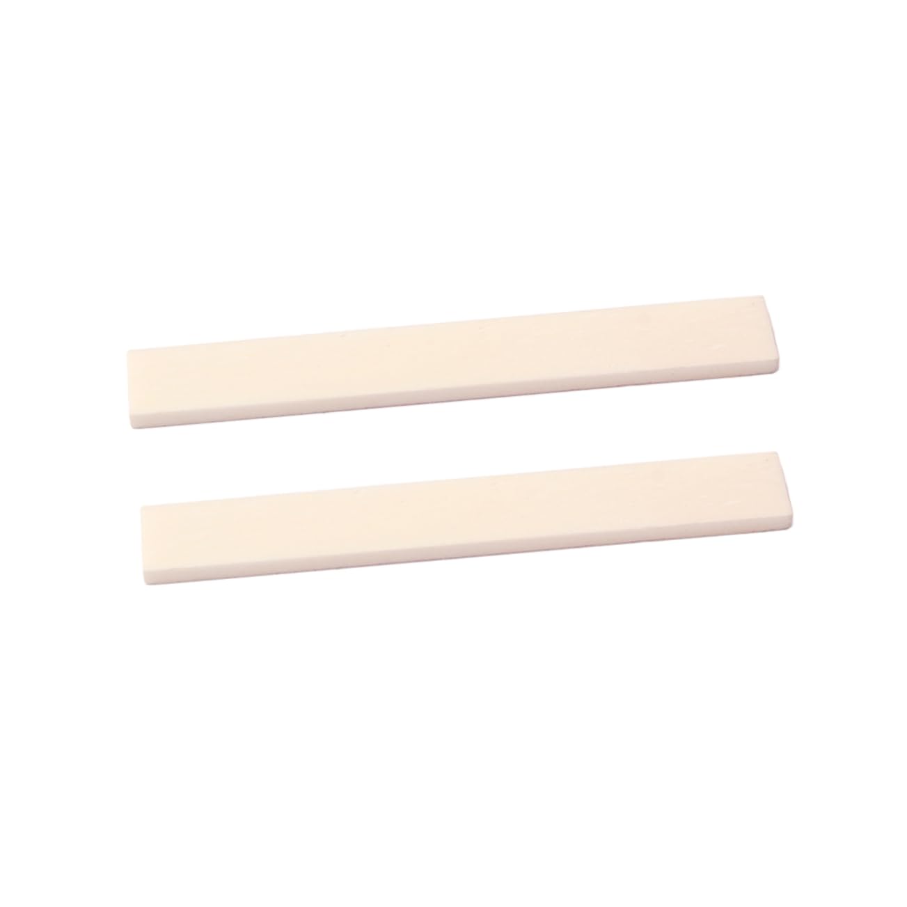 BESTonZON 100 * 10 * 3mm Guitar Bone Nut Handmade Guitar Part Acoustic and Electric Guitar Saddle Bone Bone Bass Bridge Saddle