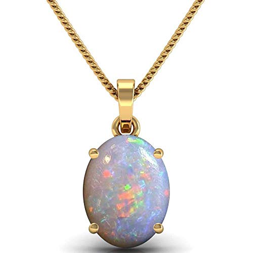 Opale naturelle certifiée Ratti médaillon pendentif astres cadeau idéal