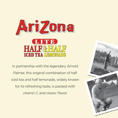 AriZona Arnold Palmer Half and Half - 16 Fl Oz (12 Pack) — view 3