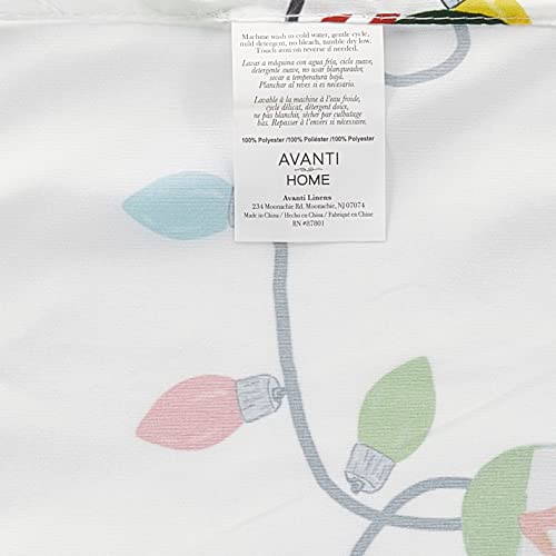 Avanti Linens - Fabric Shower Curtain, Holiday Bathroom Decor (Flamingo Jingle Collection, 72") by Avanti Linens - Image 2