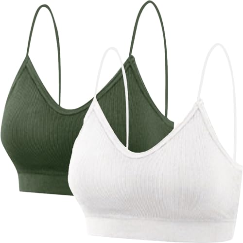 Conjunto de Piezas para Mujer, Ropa Interior de Talla Grande con Correa Superior sin Costuras, Almohadilla para el Pecho, Sujetador Reductor Espalda Sujetadores Mujer con (F, M)