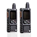 Rapid Radios RAD1– 2-Pack Waterproof Rugged LTE + Wi-Fi Rapid Radio – Nationwide Push-to-Talk Communication, IPX6 Weatherproof, Long Battery Life, Paging & Group Talk, No Monthly Fees