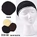 Hair Net 100 Pcs, Smilco 22 Inches Elasticity Invisible Elastic Mesh Wig Nets for Hair Bun Making Ballet Dancer Kitchen Food Serive (Black)