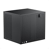 8 Bay NAS Case, MATX/ITX Computer Case, 8x3.5'' HDD+2x2.5'' SSD Drive Bays NAS PC Chassis, Support 170mm ATX PSU, 55mm-Height CPU Cooler, 4 Full-Height PCIe Slot, with 120mm Fan Mounts - Black