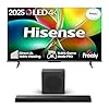 Hisense 50" 50E78QTUK PRO 144Hz QLED Smart AI TV AX3120Q, 3.1.2 CH Soundbar, 2 up-firing speakers