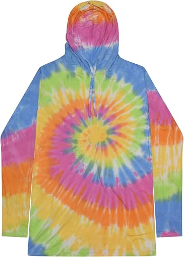 Sweat à capuche Tie Dye sweat-shirt manches longues Colortone