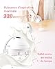 KISSBOBO K6 Tire Lait Electrique Main Libre Ultra Silencieux 45dB, 320mmHg Aspiration Puissante, 4 Modes 19 Niveaux, Fonction Pause et Mémoire, Portable et Discret pour Allaitement (Gris 2 Pack)