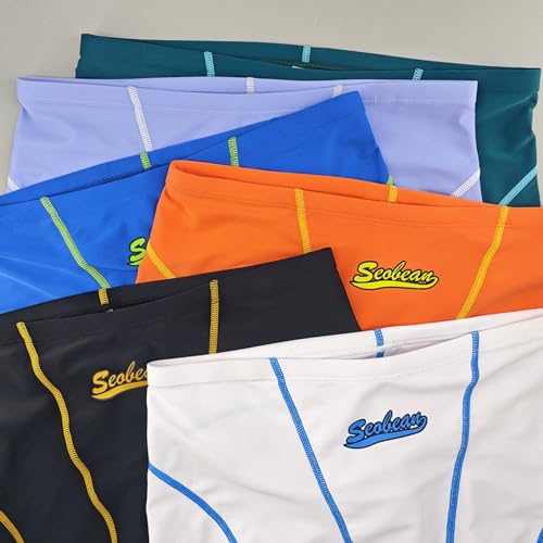 Men's Swim Pants Low Waist Long Square Leg Swimsuit Spa Swimwear Low Rise Long Square Leg Swimsuit3