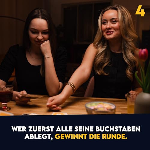 ATM Gaming Quickstop - Das Buchstaben-Duell - Kartenspiel für Jugendliche und Erwachsene - Schnell und Verrückt - 2 bis 7 Spieler - Kartenspiel ab 10 Jahren - Familienspiel
