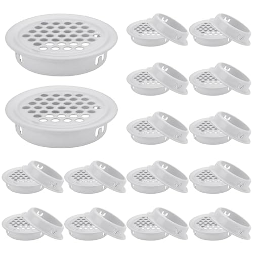 25pcs Ventilation Grille, 35mm Circular Ventilation Grille, Stainless Steel Ventilation Grille