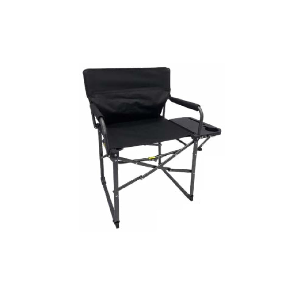 World Famous Sports Collapsible Directors Chair - Black - Q-DIR-Collapse-BLK