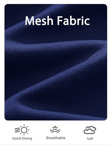 Image of Somaibo Boys Athletic Shorts Youth Quick Dry Soccer Basketball Running Gym Performance Mesh Sports Shorts for Kids