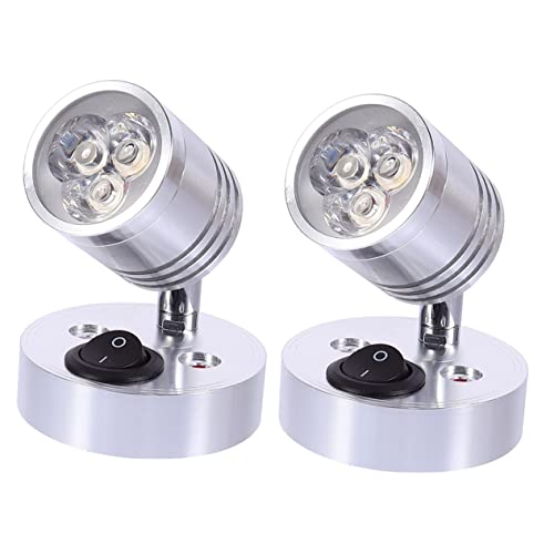 Luz bombillas para uso interior lámpara led de techo autocaravana 12v pack de 2