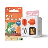 L'AUDIO À PORTÉE DE MAIN : je choisis une carte à insérer dans la boîte audio, j’appuie sur les boutons ronds pour lancer des heures d’écoute et tourne pour changer de chapitre ou ajuster le volume.