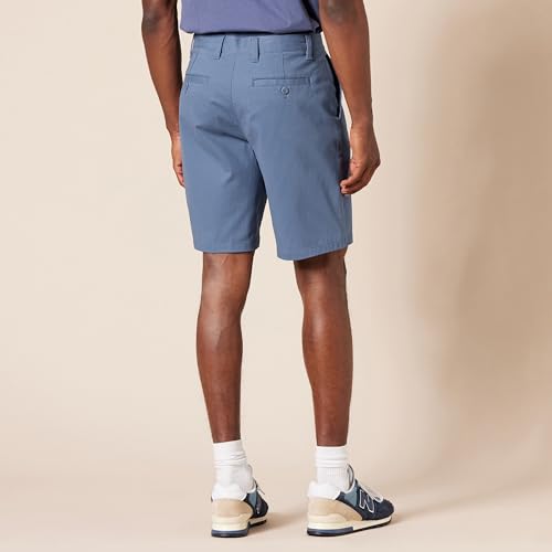 Amazon Essentials Men's Slim-Fit 9" Stretch Chino Shorts, Midweight Cotton Twill, Dark Blue, 33 - image 2