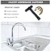 DOITOOL 2sets Faucet Horseshoe Piece Fixing Tool for Kitchen Basin Installation and Easy to Use Fixture for Cold and Hot Water Taps Polished Finish for Safety and Convenience