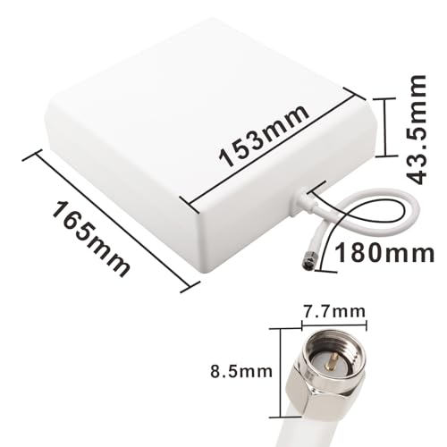 Kaunosta 698-960/1710-2700Mhz Painel de montagem em parede interna SMA conectores macho direcional c