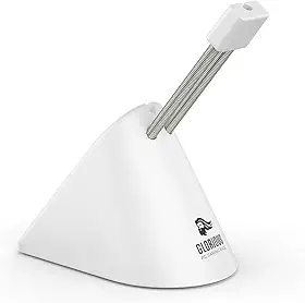 Glorious Mouse Elástico para Jogos - Gerenciamento Flexível de Cabos de Mouse - Branco