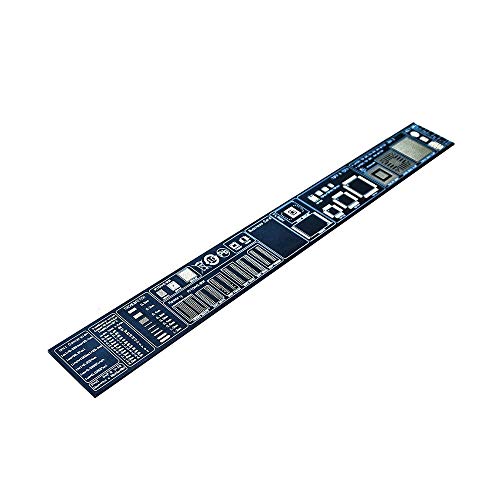 Regla multifuncional PCB 30cm para electrónica set 10 piezas miniatura 1