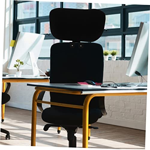Appui-tête réglable pour chaise de bureau et ordinateur noir