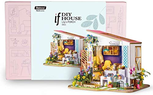 Häuser für Minipuppen Studio Holz Miniatur Puppenhaus Kit, Mini Haus Bau Kit-3D Holz Puzzle-Modell Baukasten Kabine Holz… – Bild 8