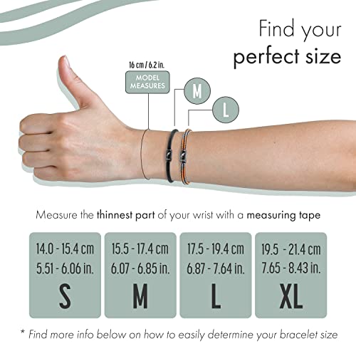 WIND PASSION - Paracord Bracelet for Men & Women | Nautical Bracelet Inspired by Sailor Sea Apparel | Handmade with Braided Rope and Magnetic Clasp | For Men and Women looking for a Sports, Athletic or Surf Style | Waterproof Resistant |3