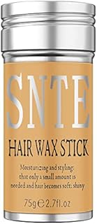 Samnyte Hair Wax Stick, Wax Stick for Hair Wigs Edge Control Slick Stick Hair Pomade Stick Non-greasy Styling Wax for Fly Away & Edge Frizz Hair 2.7 Oz