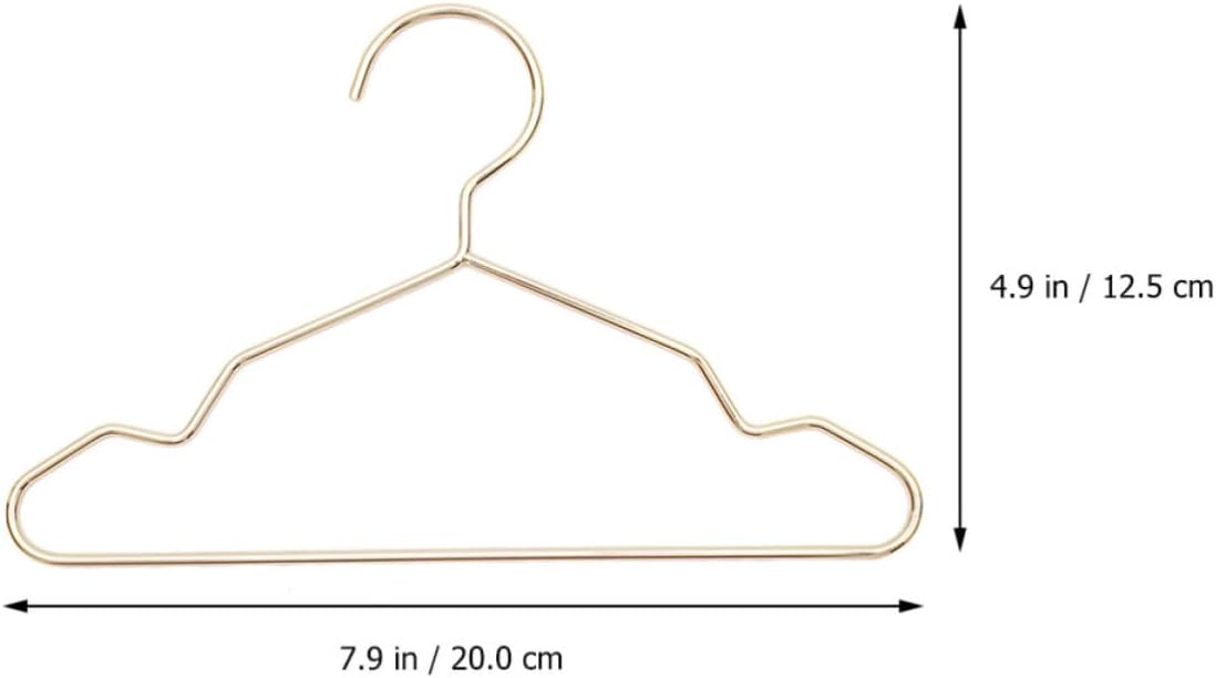 4pcs Iron Pet Clothes Hangers Lightweight Dog Clothing Holders Small Medium Sizes for Organizing Pet Clothes and Saving Closet Space Random Color image 2