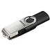 Produktbild Hama 00181059 USB-Stick 8 GB USB Typ A 2.0 schwarz/Silber - USB-Flash-Laufwerke (8 GB, USB Typ A, 2.0, 10 MB/s, drehbar, schwarz, Silber)