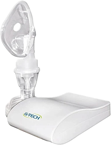 Nebulizador Inalador Compressor Compacto Infantil e Adulto G-tech Bivolt