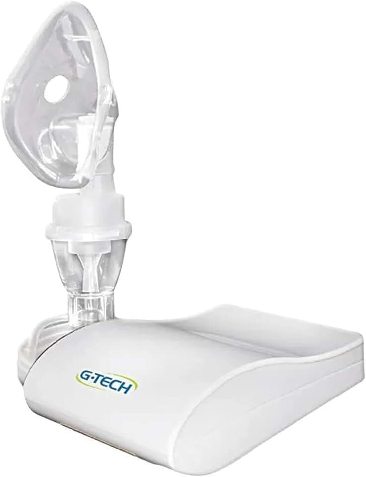 Nebulizador Inalador Compressor Compacto Infantil e Adulto G-tech Bivolt