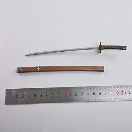 Amazon Toybarjapan 1 6 フィギュア 用 アクセサリー サムライなど用 合金製日本刀 ブラウン フィギュア ドール 通販