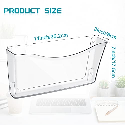Pochettes murales en acrylique transparent support mural format A4 de documents - 3