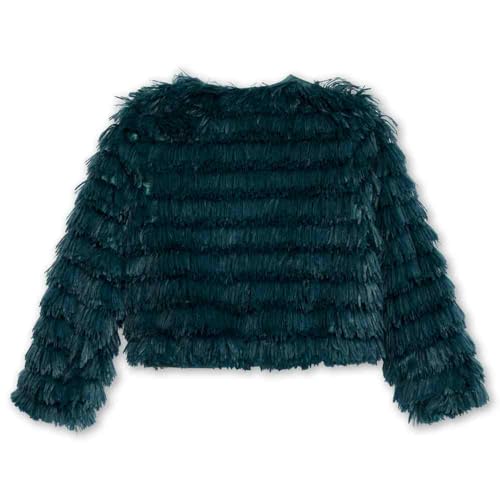 Image of Speechless Girls' Open Front Shaggy Jacket