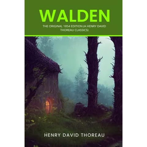 Walden: The Original 1854 Edition (A Henry David Thoreau Classics) Cover