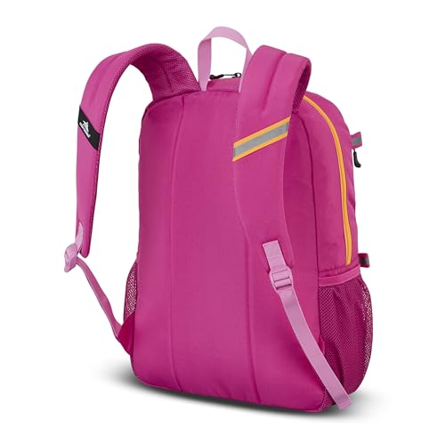 Image of High Sierra Everclass Backpack - Travel or Work Laptop Bookbag with 360 Reflectivity, Dual Water Bottle Pockets & Fits Laptops Up To 15.6 inch, One Size, PINK COLORBLOCK