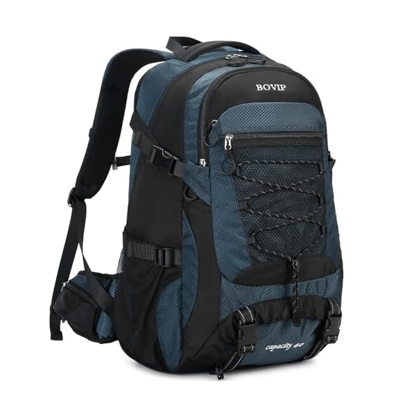 40L-Hiking-Backpack-Waterproof-Lightweight-Daypack-Travel-Sports-Camping-Backpack-for-Men-Women BOVIP 40L Hiking Backpack Waterproof Lightweight Daypack