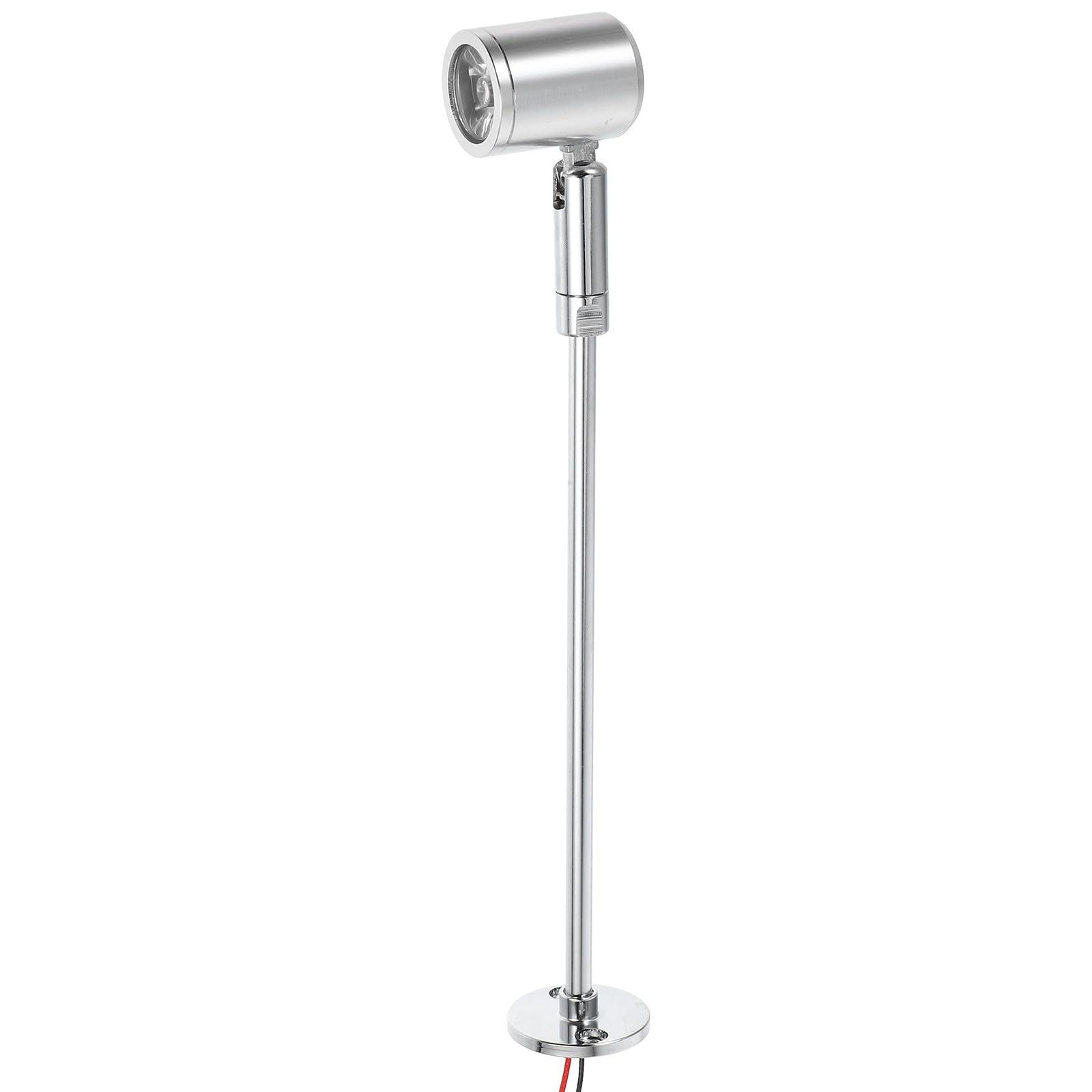 Ciieeo Petit Projecteur LED Argenté pour Armoire et Vitrine, Portable en Aluminium et Fer, Protection des Yeux, pour Exposition Intérieure