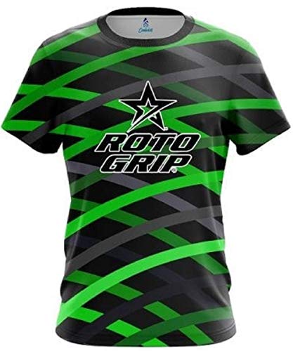 CoolWick Roto Grip Turmoil Green Bowling Jersey (Large)