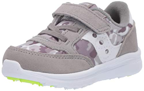 Saucony Boys Baby Jazz Lite Sneaker Sneaker Grey Camo 10 wide US