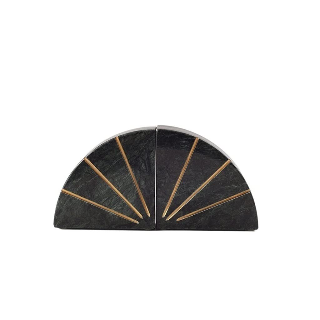 Sujetalibros de mármol macizo adorno decorativo de lujo para proteger libros pesados en oficina