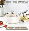 MICHELANGELO 3 Quart Saucepan with Lid, Induction Saucepan with Non-Toxic Ceramic Coating, Nonstick Sauce pan, 3 Qt Sauce pans with Lid, Oven Safe #1