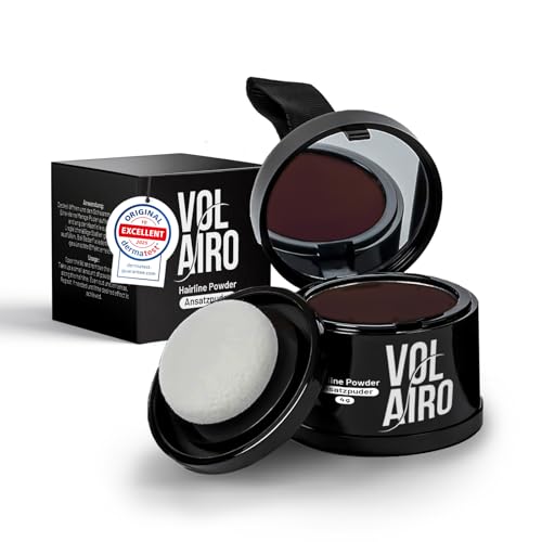Volairo polvo para raíces – rubio claro – 4 g – cubre raíces visibles, canas y zonas despobladas – maquillaje resistente al agua – apto para hombres y mujeres